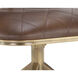 Virtu Bravo Cognac Swivel Dining Chair, Set Of 2